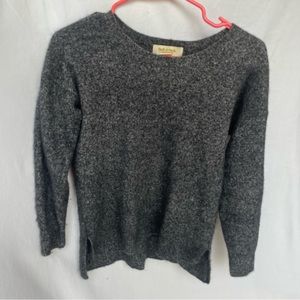 Peck & Peck 100% Cashmere Gray Sweater Size L Fits Like S